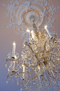 Lighting crystal chandelier gloss