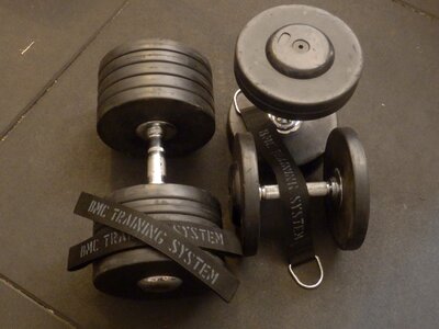 Workout strength lifting photo