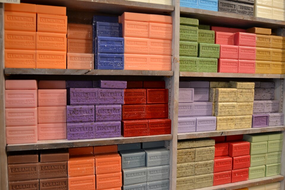 South of france soap colorful