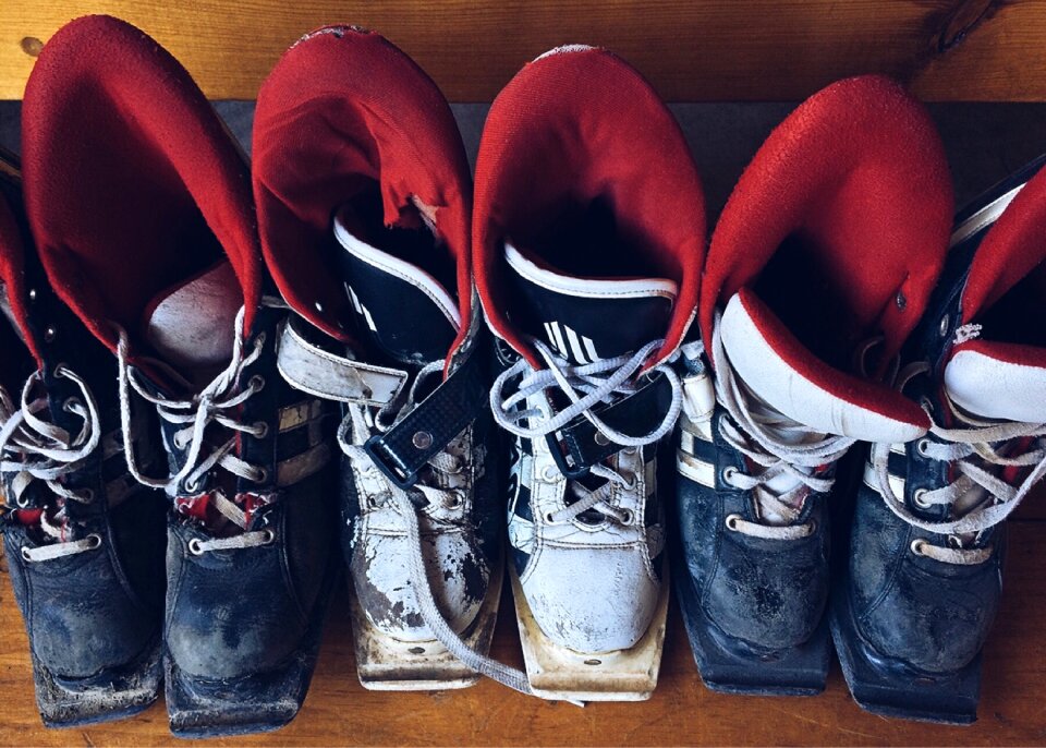 Equipment old leather