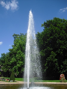 Inject water feature water