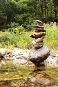 Prices forest balancing stones photo