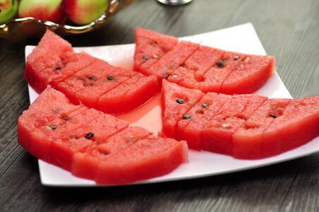 Watermelon fruit dim sum photo
