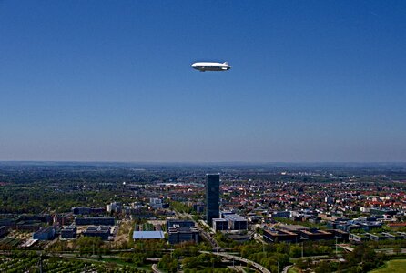 Olympic park sky airship photo