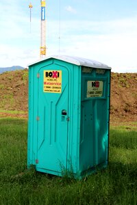 Site toilet sanitaryblock photo