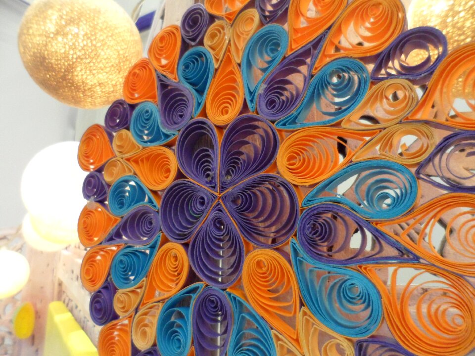 Spirals design color