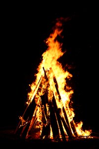 Flame festival night