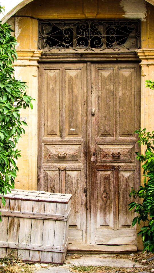 Traditional house door
