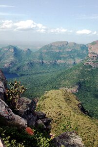 Mountain vertigo cliff
