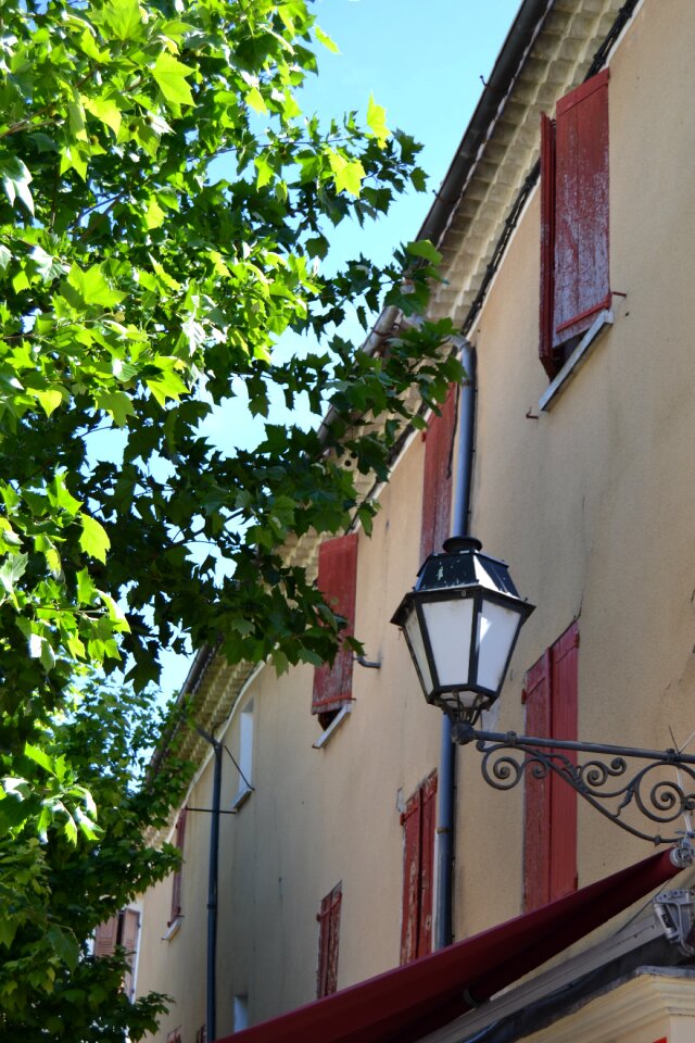 South of france facade lantern