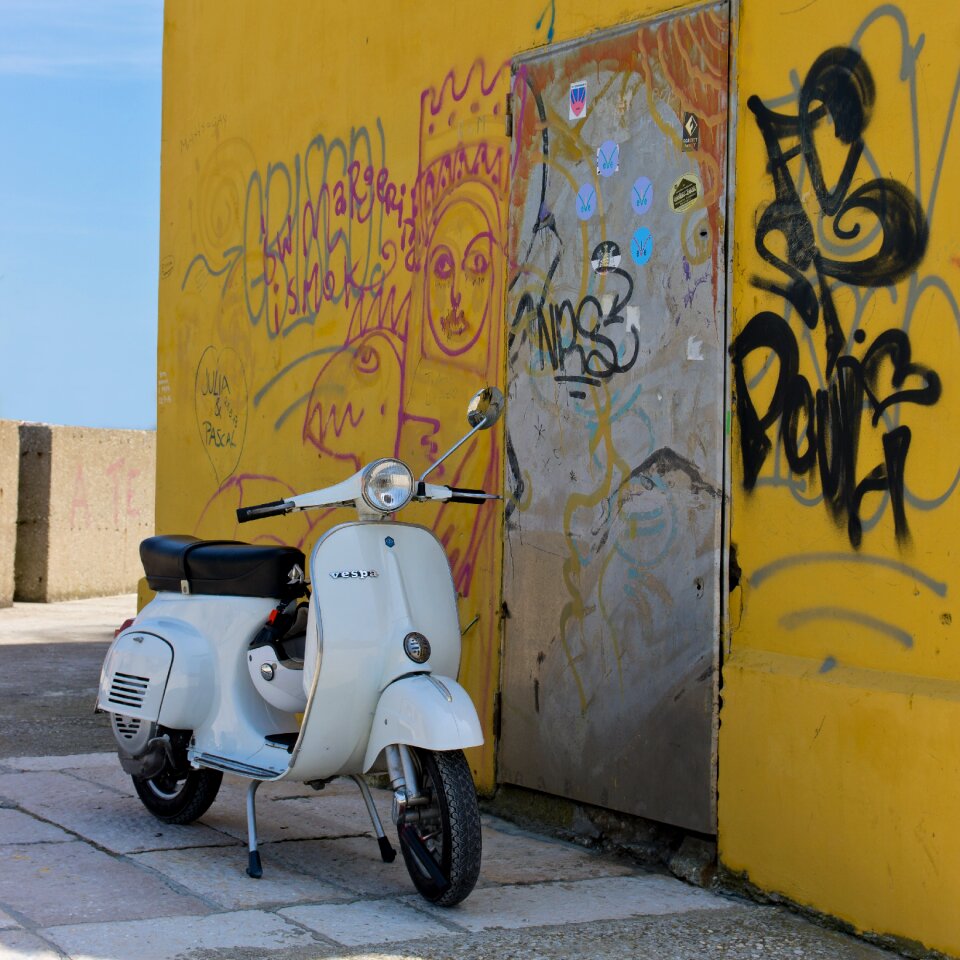 Vespa italy punta sabbioni