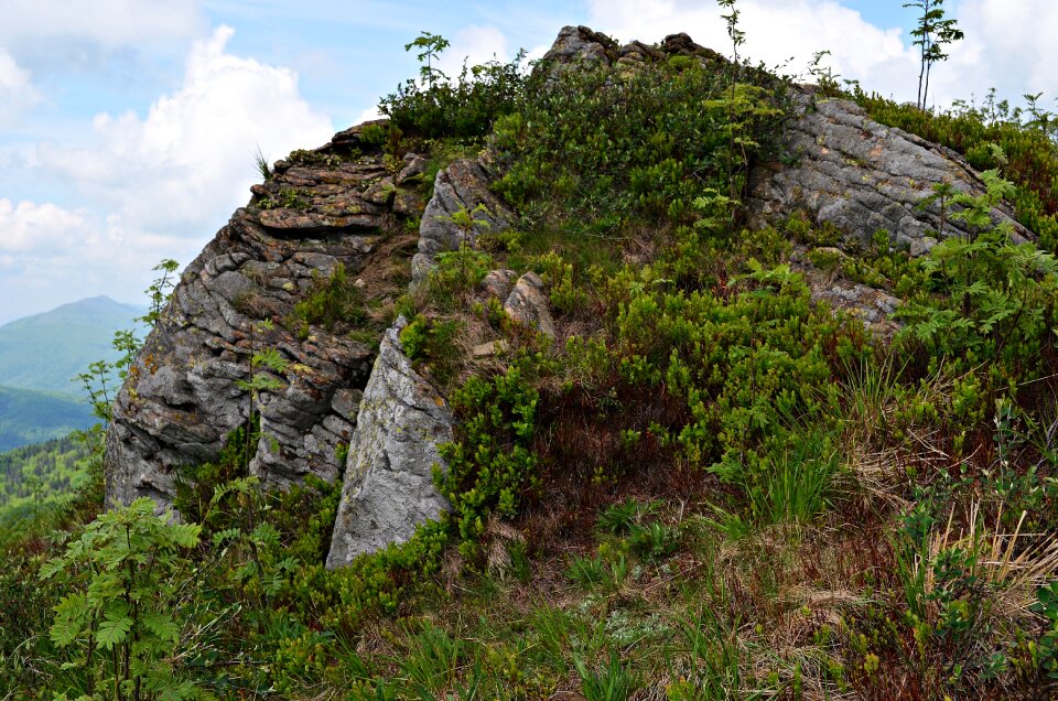 Bieszczady nature top view