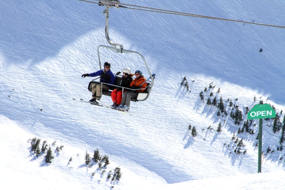 Mountain skier sport