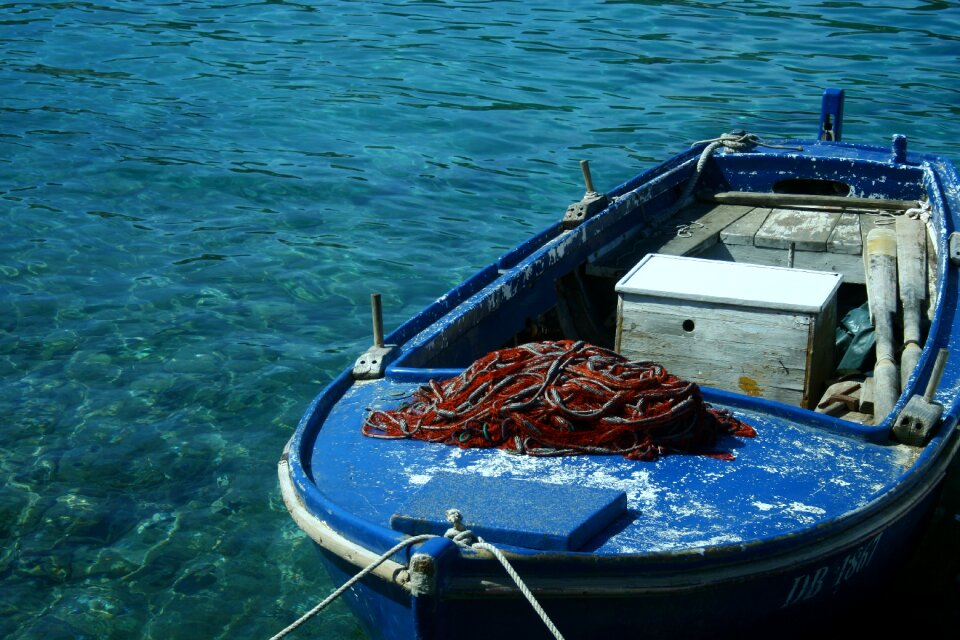 Mediterranean blue nautical