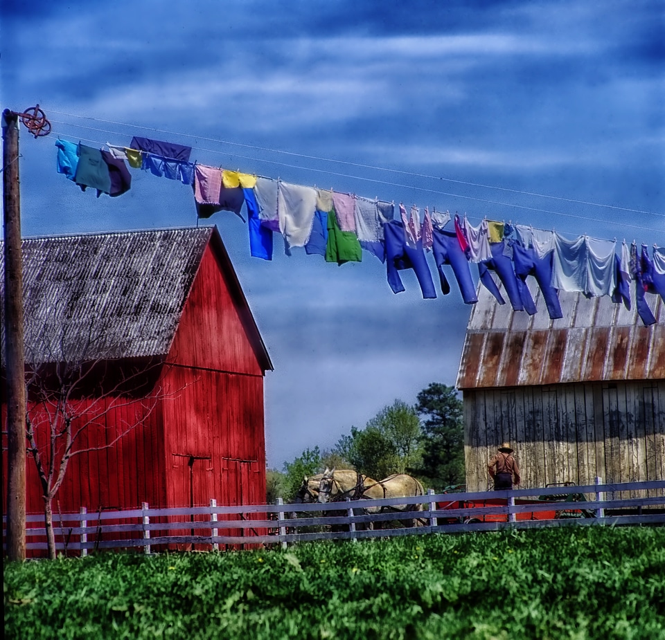 Field barn shed photo