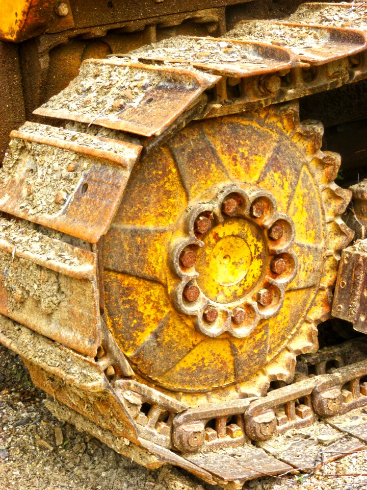 Excavator machinery old