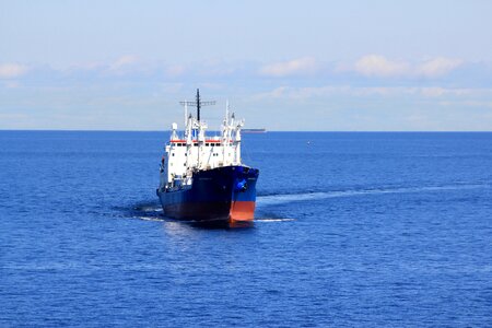 Water blue finnish bay photo