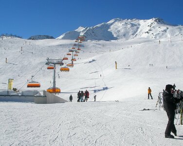 Snow piste photo