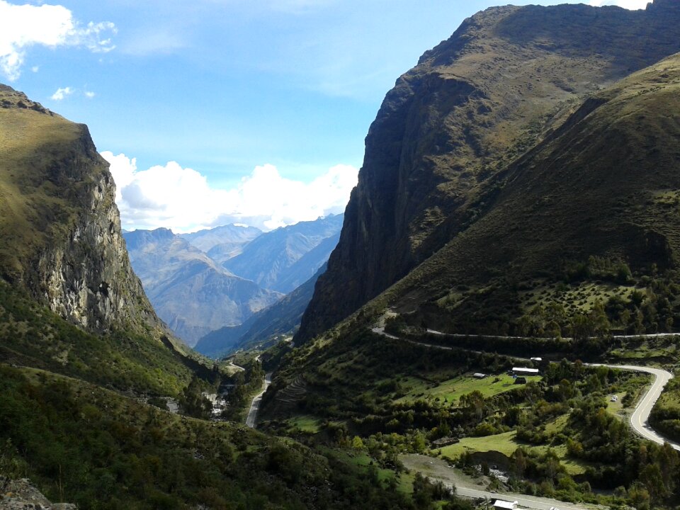 Valley glacier peru