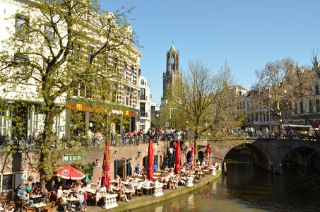 Canal dom tower water photo