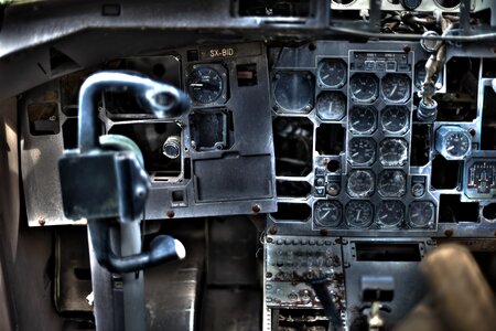 Transport dashboard interior