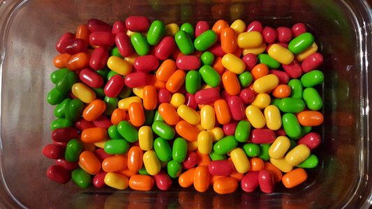 Bright colors candies assortment