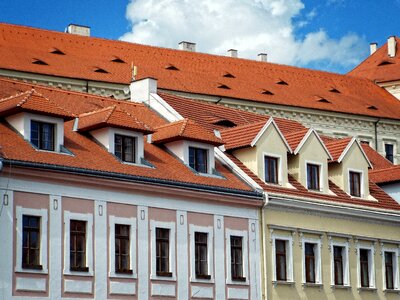 Roof historical houses building photo