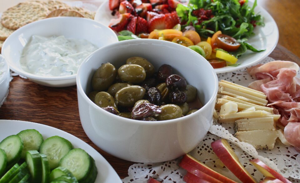 Colorful freshness cheese