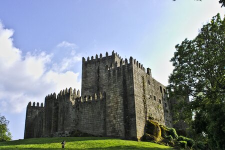 Castle guimarães portugal photo