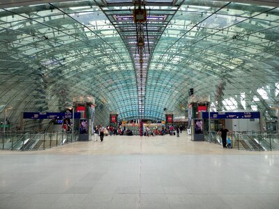 Hall glass roof wide photo