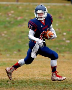 Pigskin high school football athlete