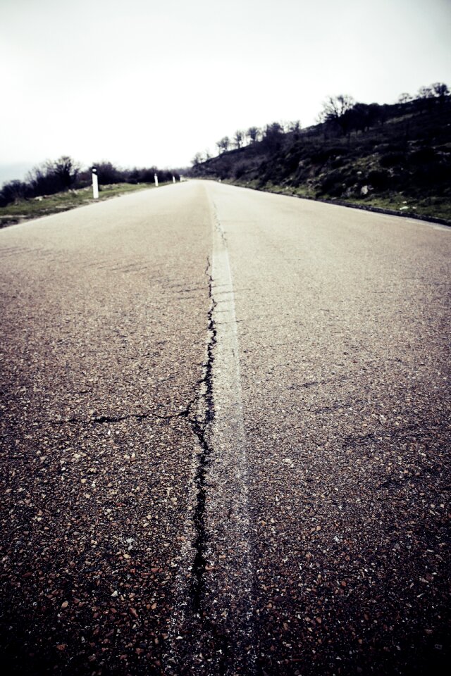 Landscape asphalt just