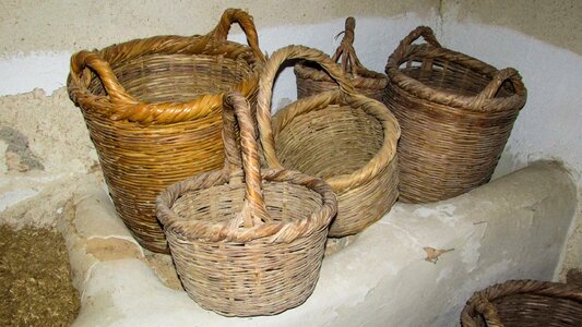 Museum baskets traditional