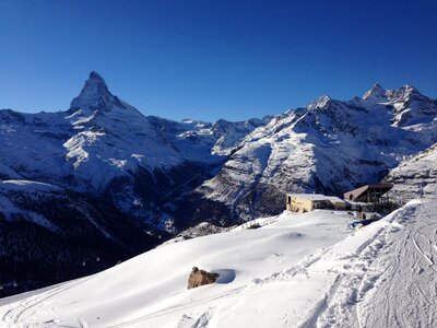 Ski matterhorn switzerland photo