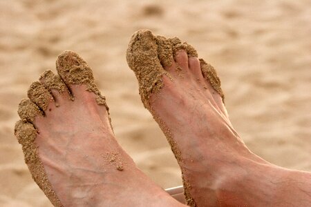 Tropical foot vacation photo