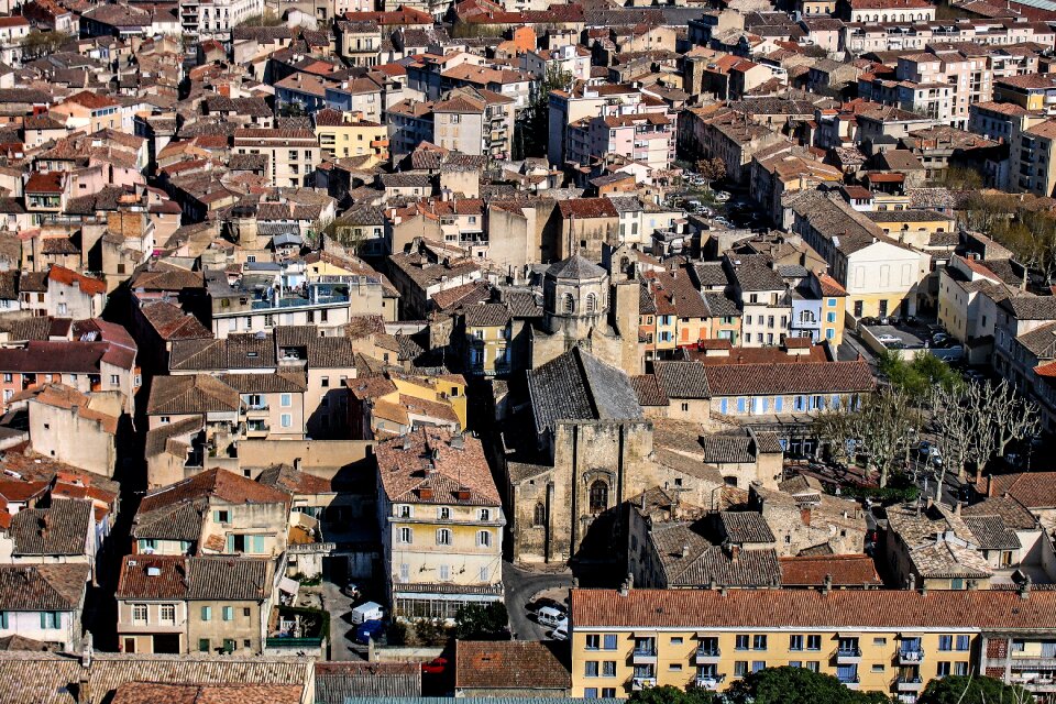 Building from above france