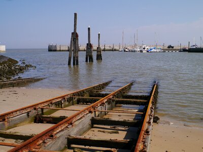 Small shipyard wadden sea ship-repair photo