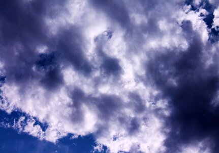 Cloudy blue sky clouds sky clouds photo