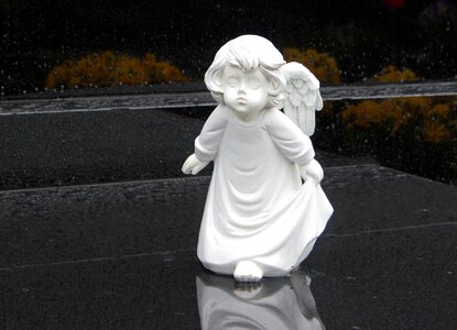 Angel figure sweet little angel photo