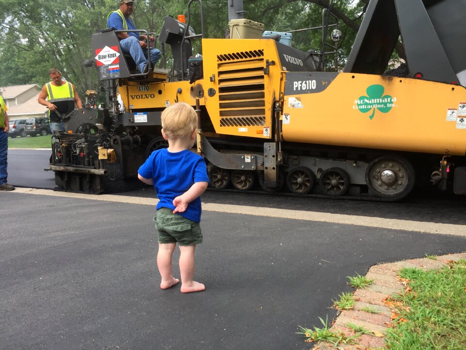 Construction driveway street