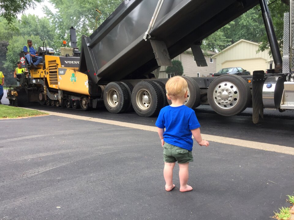 Construction driveway street