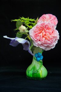 Roses vase decoration photo