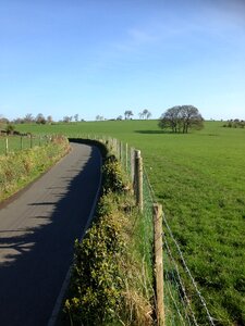 Country road landscape photo