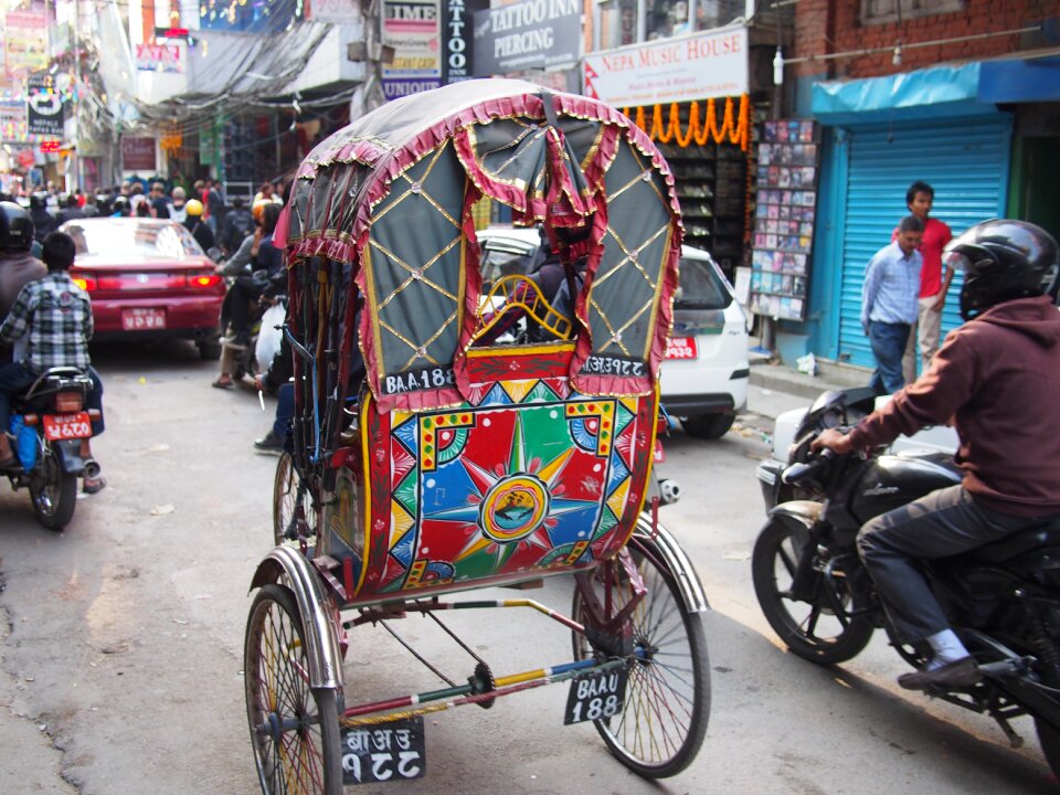 Travel tourism rickshaw