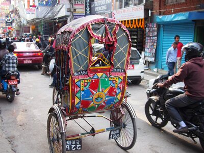Travel tourism rickshaw