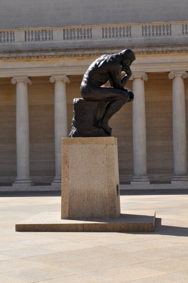 Thinker sculpture famous