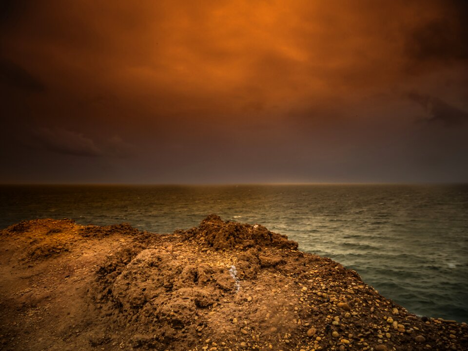 Landscape water abendstimmung
