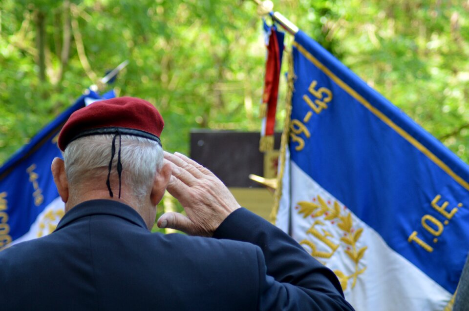 Normandy soldier military photo