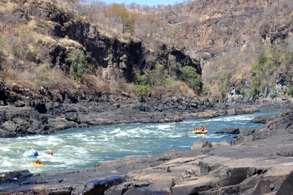 Victoria falls white
