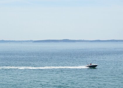 Outboard boat marine sea photo